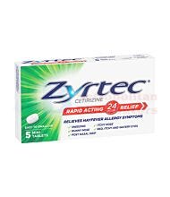 10MG 5 PACK ZYRTEC TABLET