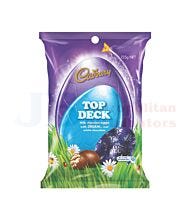 125G CADBURY TOP DECK EGG BAG