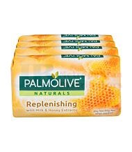 85G 4 PACK PALMOLIVE NATURALS SOAP MILK & HONEY