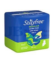 14 PACK STAYFREE ULTRA THIN REGULAR