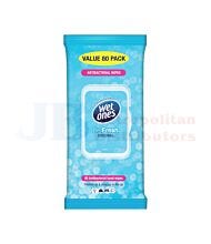 80 PACK WET ONES BE FRESH WIPES