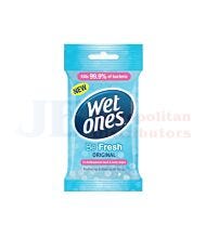 15 PACK WET ONES TRAVEL PACK