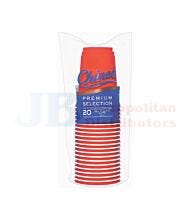 540ML 20 PACK CHINET BIG RED CUPS