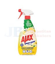 500ML AJAX SPRAY N WIPE LEMON
