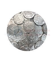 75G SILVER CHOCOLATE COINS