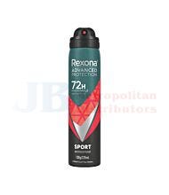 220ML REXONA MEN 72H ANTIPERSPIRANT DEODORANT AEROSOL SPORT