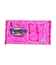 4 PACK 42G PEEPS  PINK MARSHMALLOW BUNNIES