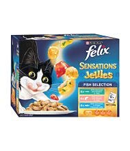 85G 12PK FELIX SENSATIONS JELLIES FISH SELECTION