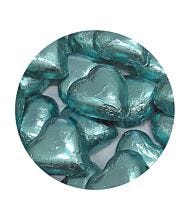 500G CHOC HEARTS BABY BLUE FOIL