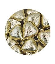 500G CHOC HEARTS GOLD FOIL