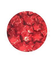 1KG CHOC STARS RED FOIL