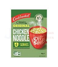 45G CONTINENTAL CUP A SOUP CHICKEN NOODLE