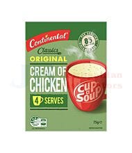 75G CONTINENTAL CUP A SOUP CREAM CHICKEN