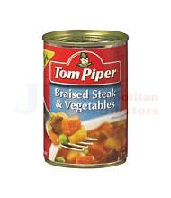 400G TOM PIPER STEAK & VEGETABLES