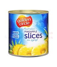 450G GOLDEN CIRCLE PINEAPPLES SLICED