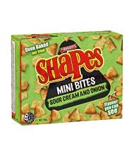 140G SHAPES MINI BITES SOUR CREAM & ONION