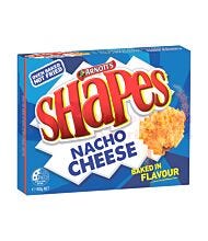 ARNOTTS SHAPE NACHO CHEESE 160G