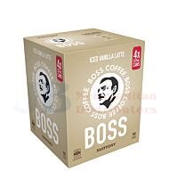 237ML 4 PACK BOSS COFFEE ICED VANILLA LATTE