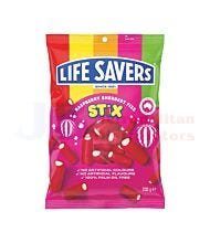 200G LIFESAVERS STIX RASPBERRY SHERBERT FIZZ