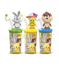 DRINK & GO LOONEY TUNES CUP WITH 10G JELLY CANDIES