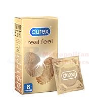 6 PACK DUREX REAL FEEL CONDOMS