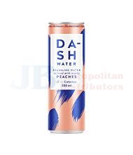 300ML DASH WATER SPARKLING WATER INFUSED WITH WONKY PEACH