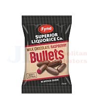 250G FYNA CHOC RASPBERRY BULLETS