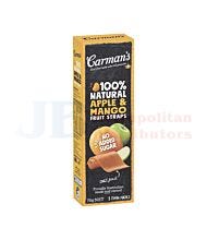 70G 5 TWIN PACK CARMAN'S FRUIT STRAPS APPLE & MANGO
