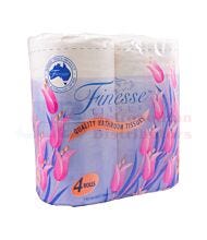 4PK FINESSE 2PLY TOILET PAPER