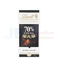 100G LINDT EXCELLENCE EXTRA CREAMY DARK 70%