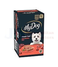 100G 6 PACK MY DOG CLASSIC LOAF WITH GOURMET BEEF