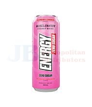 500ML MUSCLE NATION ENERGY RASPBERRY LEMONADE