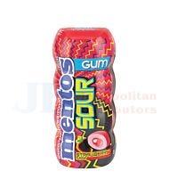 30G MENTOS SOUR GUM STRAWBERRY BOTTLE