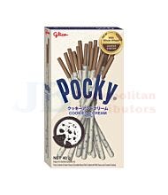 40G GLICO POCKY STICK COOKIES N CREAM BISCUITS