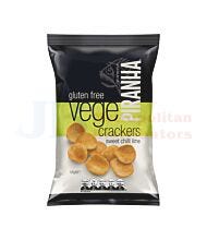 100G PIRANHA VEGE CRACKERS SWEET CHILLI LIME