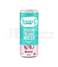 325ML RAW C SPARKLING COCONUT WATER INFUSED WITH LYCHEE