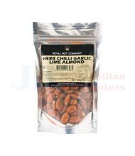 150G ROYAL NUT COMPANY HERB CHILLI GARLIC LIME ALMONDS