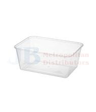 1000ML RECTANGLE PLASTIC CONTAINER