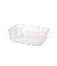 750ML RECTANGLE PLASTIC CONTAINER