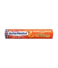 SOOTHERS BUTTER MENTHOL LIQUID CENTER HONEY LEMON MEDICATED