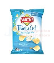 175G SMITH'S THINLY CUT SOUR CREAM & ONION