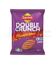 80G SMITHS DOUBLE CRUNCH FLAMING HOT CHEESE