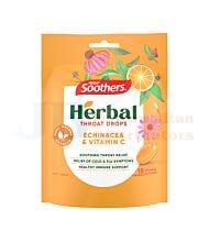 63G SOOTHERS HERBAL THROAT DROPS ECHINACEA & VITAMIN C