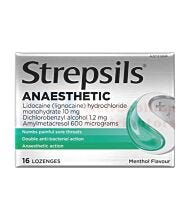 16 PACK STREPSILS PLUS LOZENGES MEDICATED