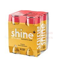 250ML 4 PACK SHINE+ PEACH PASSIONFRUIT