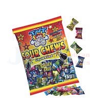 1KG TNT SOUR CHEWS LIQUID FILL