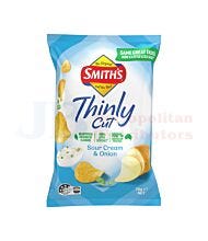 70G SMITH'S THINLY CUT THINLY SOUR CREAM & ONION