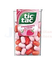 24G TIC TAC STRAWBERRY & CREAM