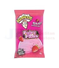 15G WARHEADS SOUR STRAWBERRY FAIRY FLOSS
