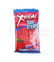 160G XTREME STRAWBERRY SOUR STRAPS